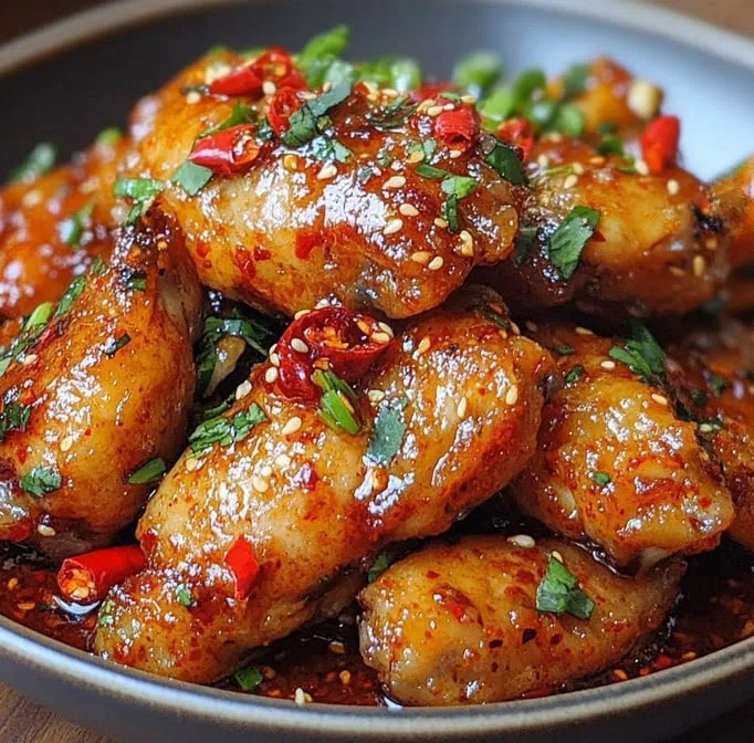 Chilli Chicken at Chilli Peppers Indo-Chinese restaurant in Edmonton, AB